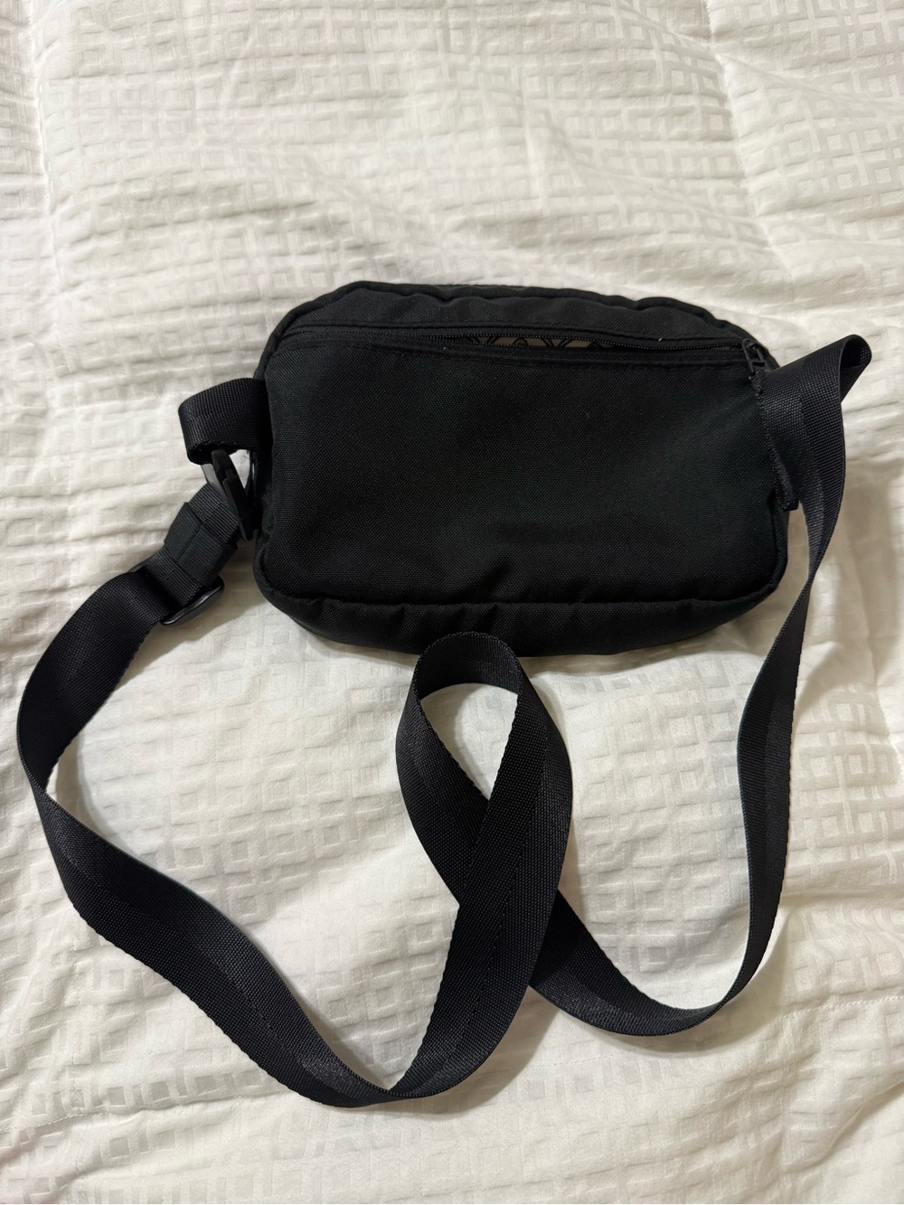 Minimalist Black Crossbody Sling Bag for Men